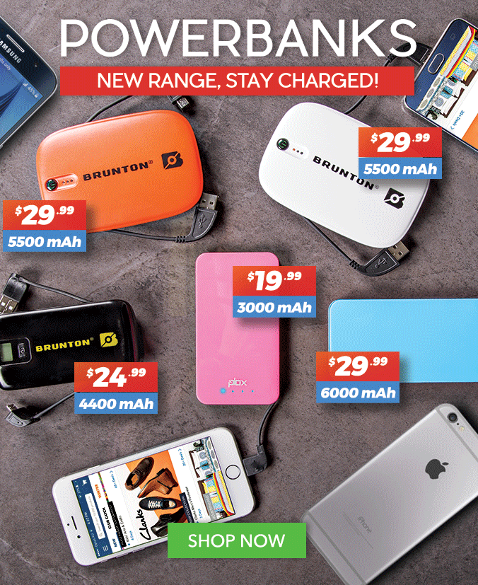 NEW Powerbanks For Your Devices