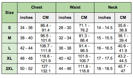 Ed Hardy Swimwear Size Chart