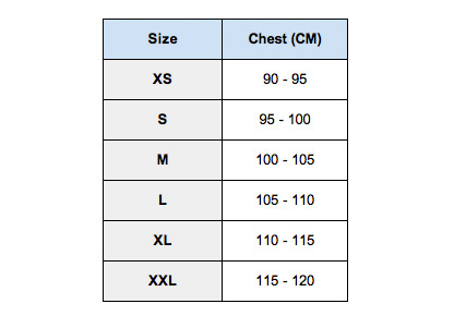 Mossimo Size Chart