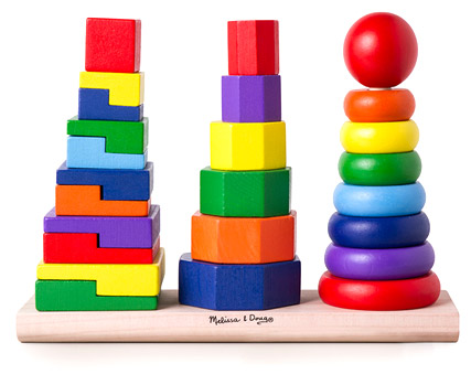 Melissa and shop doug geometric stacker