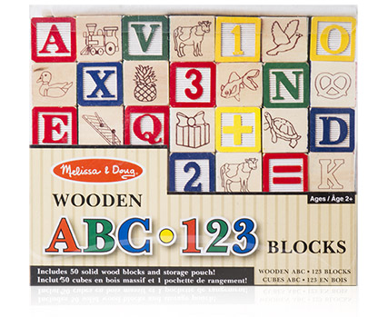 melissa and doug wooden abc blocks