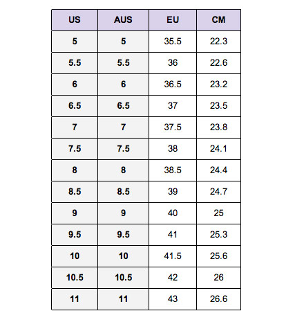 nine west apparel size chart - Our 