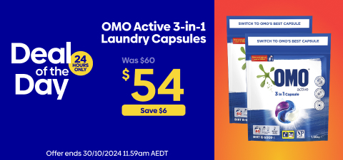 OMO Active 3-in-1 Laundry Capsules 120-Pack