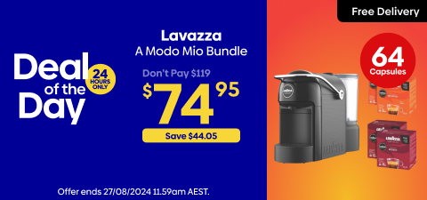 Lavazza Coffee Machine & Capsule Bundle