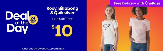 Roxy, Quiksilver & Billabong Kids' Tees