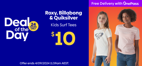 Roxy, Quiksilver & Billabong Kids' Tees