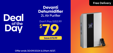 Devanti 2L Dehumidifier & Air Purifier