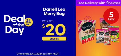 Darrell Lea Christmas Bag