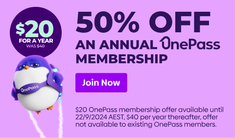 50% off OnePass Memberships