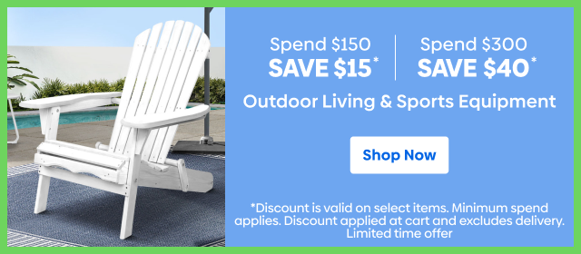 Outdoor Store - Spend $150, Save $15 | Spend $300, Save $40