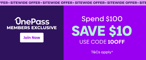 One Pass Spend $100 Save $10 - Join Now