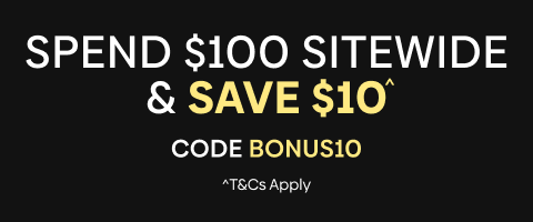 Spend $100 Sitewide & Save $10