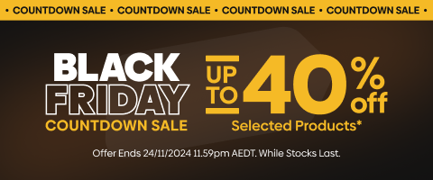 Black Friday Countdown Sale - Up to 40% Off Selected Products