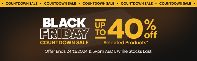 Black Friday Countdown Sale - Up to 40% Off Selected Products