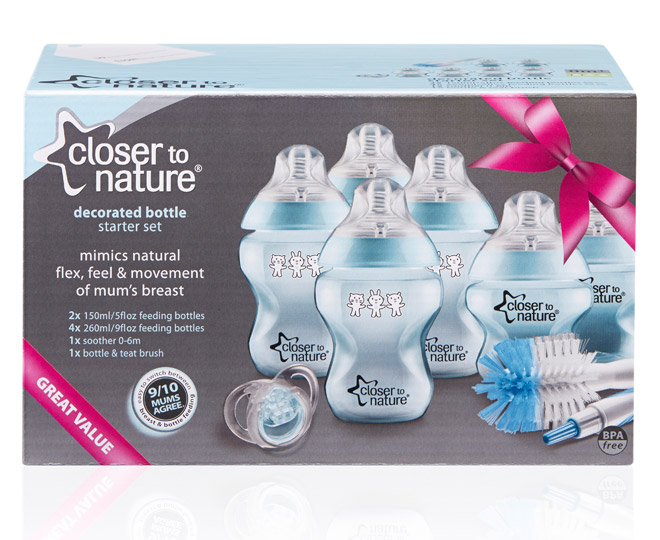Closer to Nature Bottle Feeding Kit - Boy