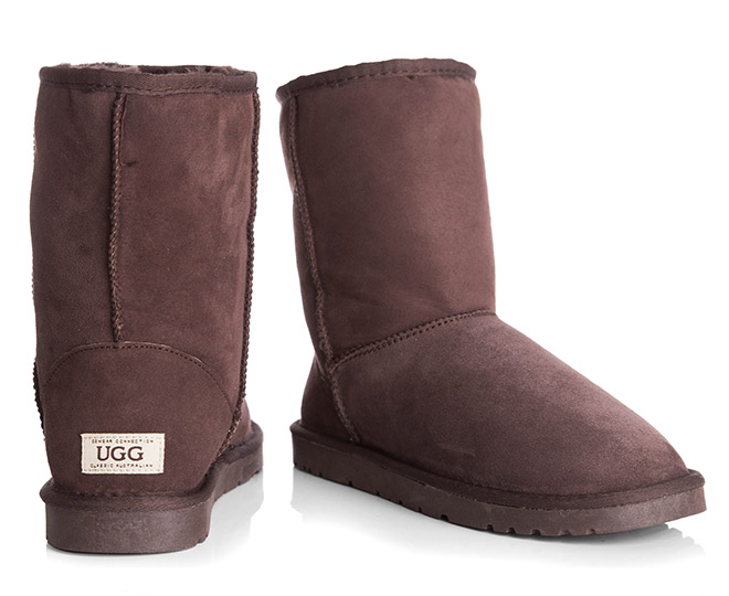 OZWEAR Connection Unisex Classic 3/4 Ugg Boot - Chocolate