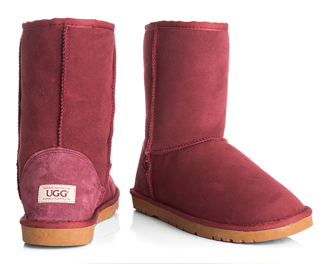 OZWEAR Connection Classic 3/4 Ugg Boot - Wine