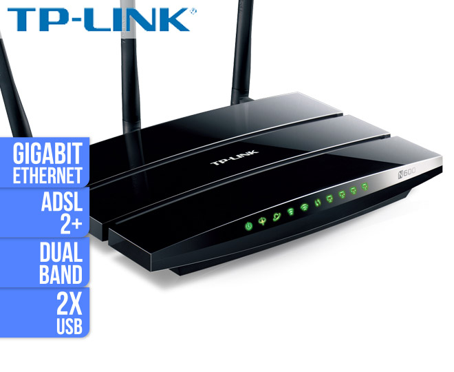 TP-LINK Wireless Dual Band Gigabit ADSL2+ TD-W8980 Modem Router