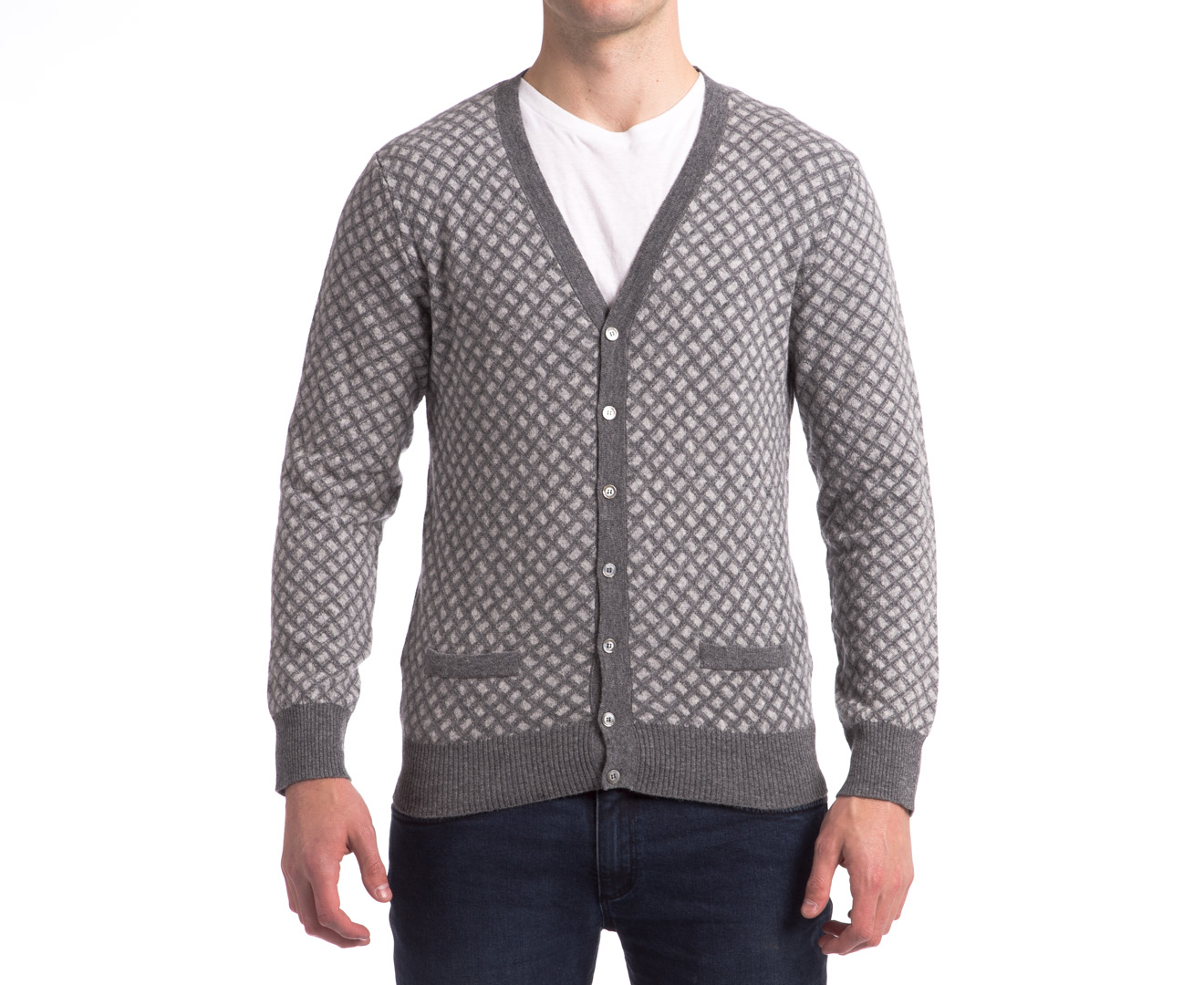 CatchOfTheDay.com.au  United Colors of Benetton Men39;s Cardigan  Grey