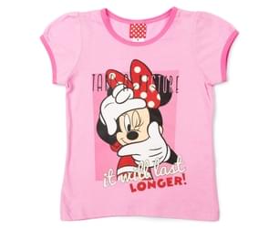 Minnie Mouse Girls' T-Shirt - Pink