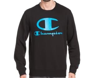 Champion Men's Icon Crew Sweatshirt - Black