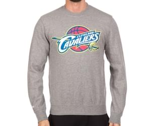 Mitchell & Ness Men's Cavaliers Crew Sweater - Grey