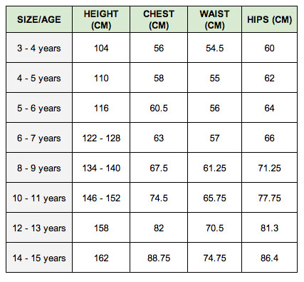 Ben Sherman Clothing Size Chart