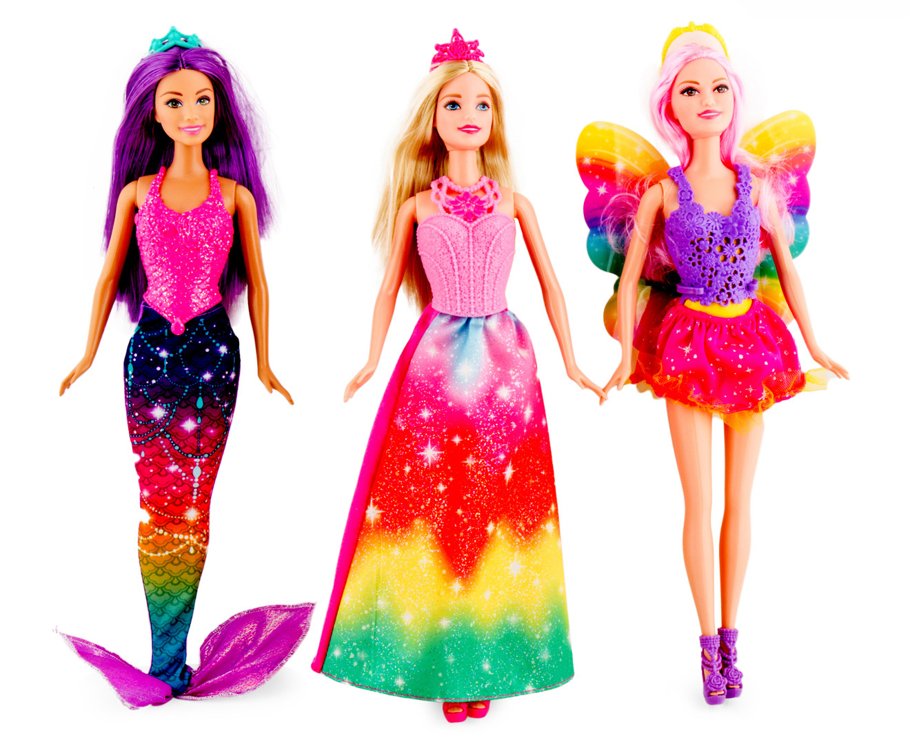 Barbie Fairytale Doll 3-Pack