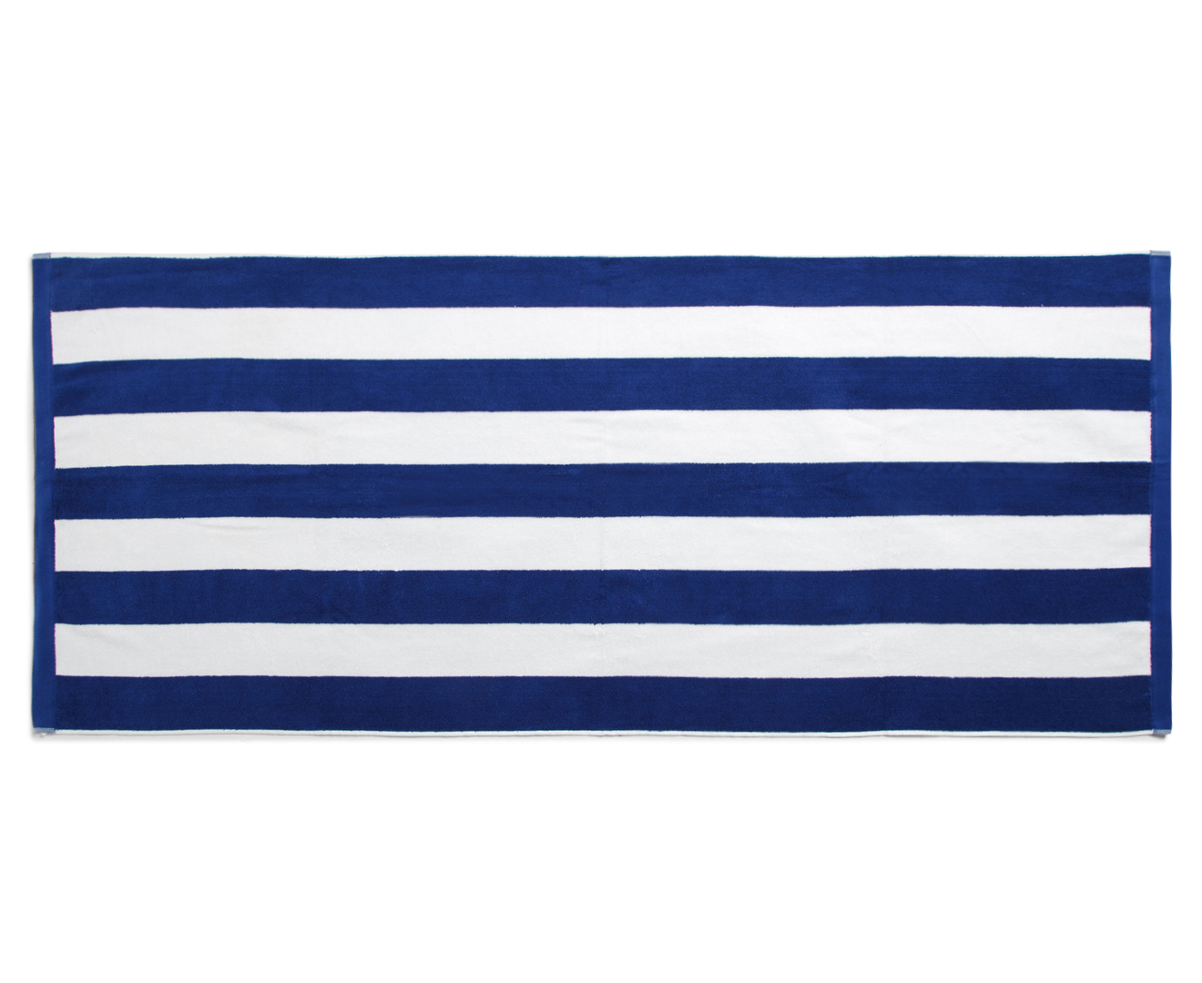 Royal Cabana 76x180cm Stripe Beach Towel - Cobalt Blue