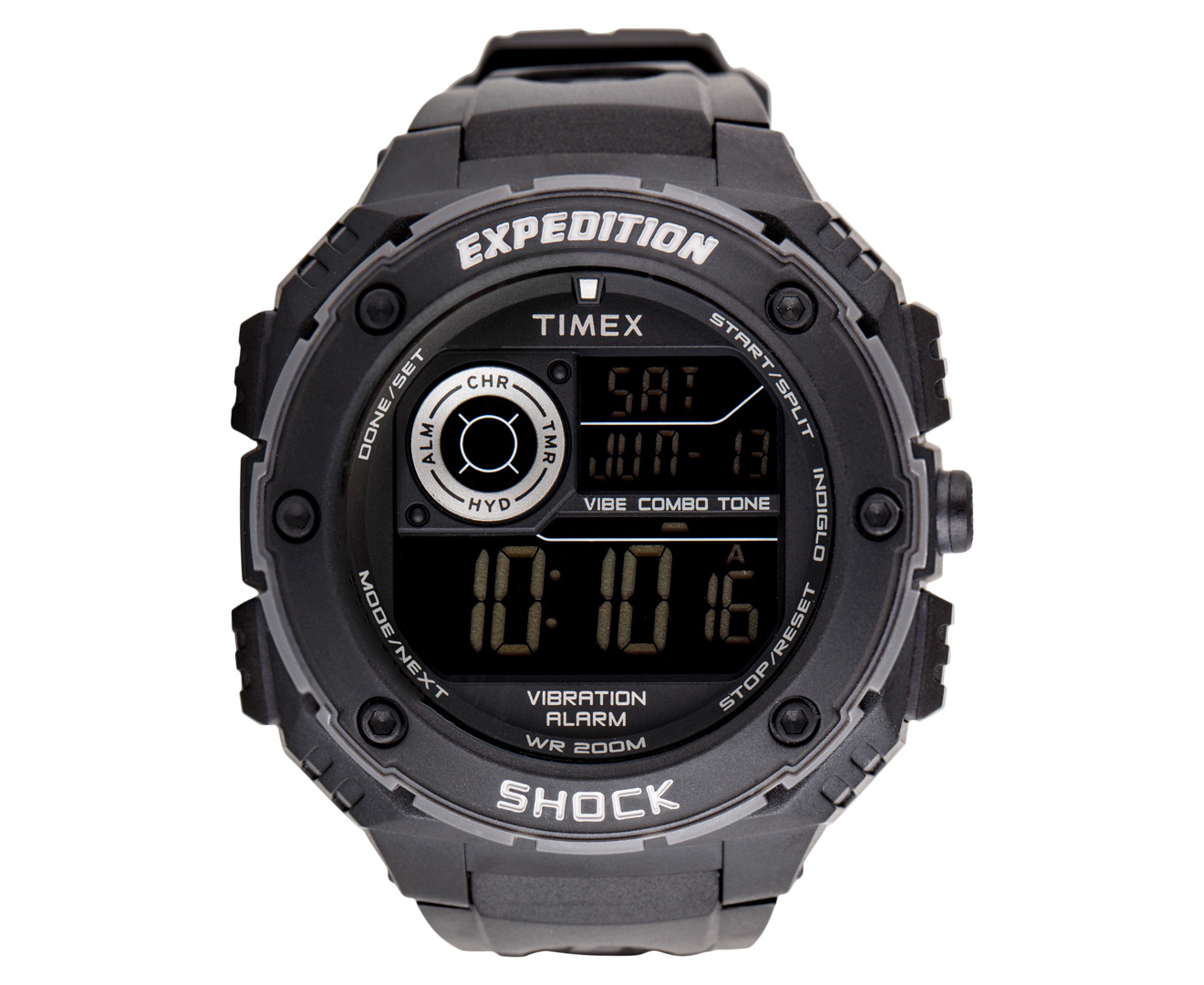 timex expedition wr200m shock resistant
