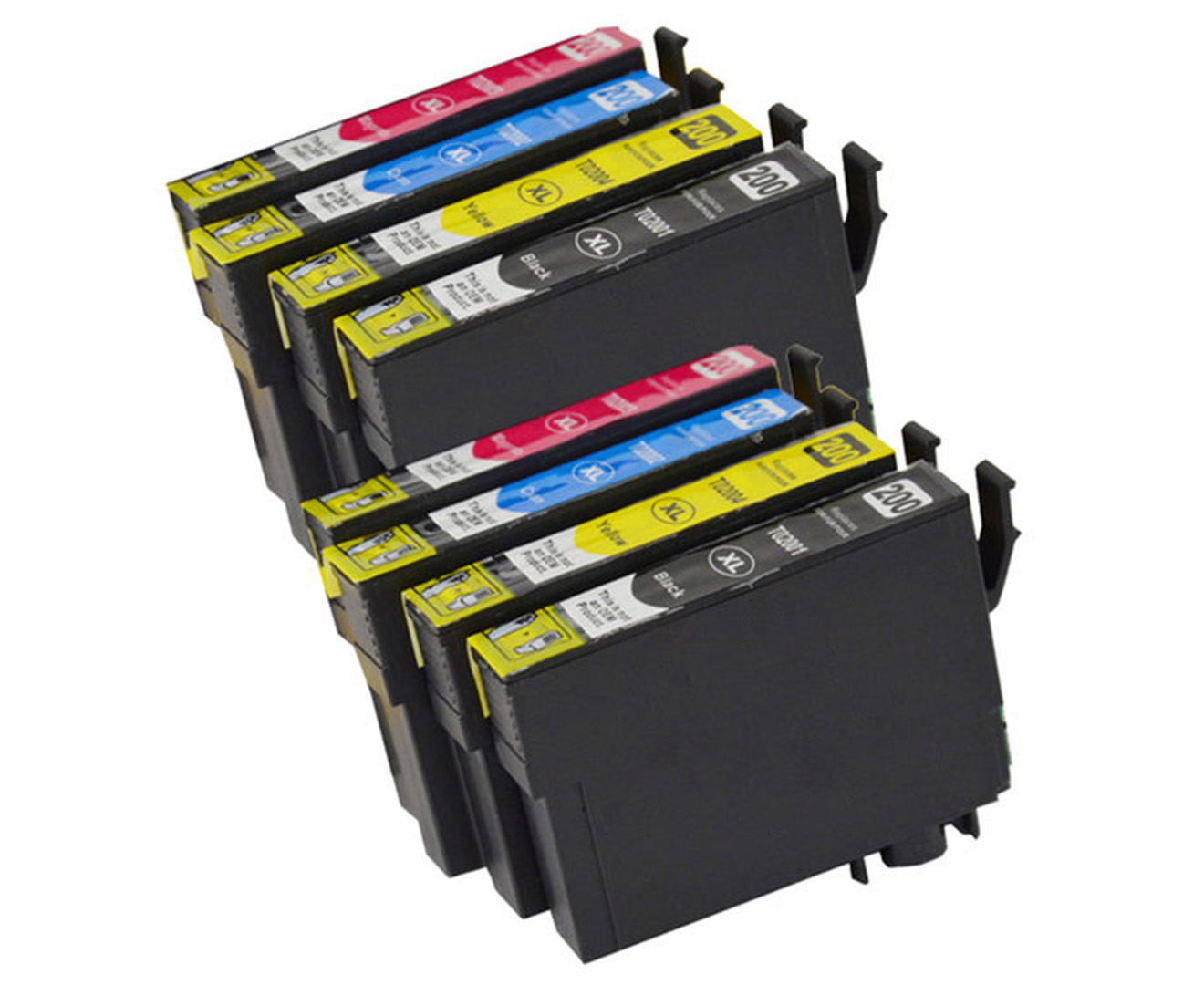 Pro Colour 200XL Inkjet Cartridge For Epson Printers - Assorted 8-Pack