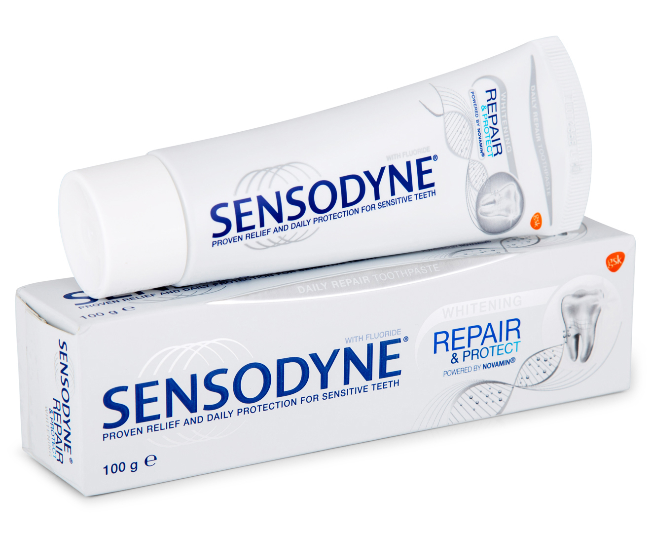  Shopping | 3 x Sensodyne Repair &amp; Protect Whitening Toothpaste 100g