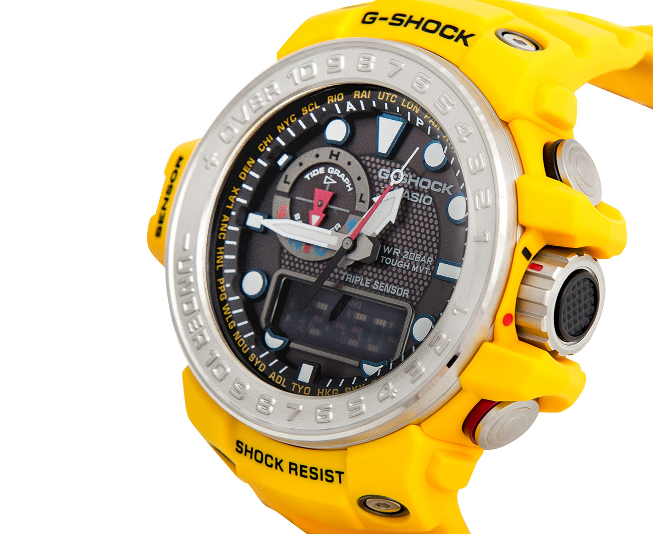 Casio G-Shock Men's 55mm GWN10009A Watch - Yellow | eBay