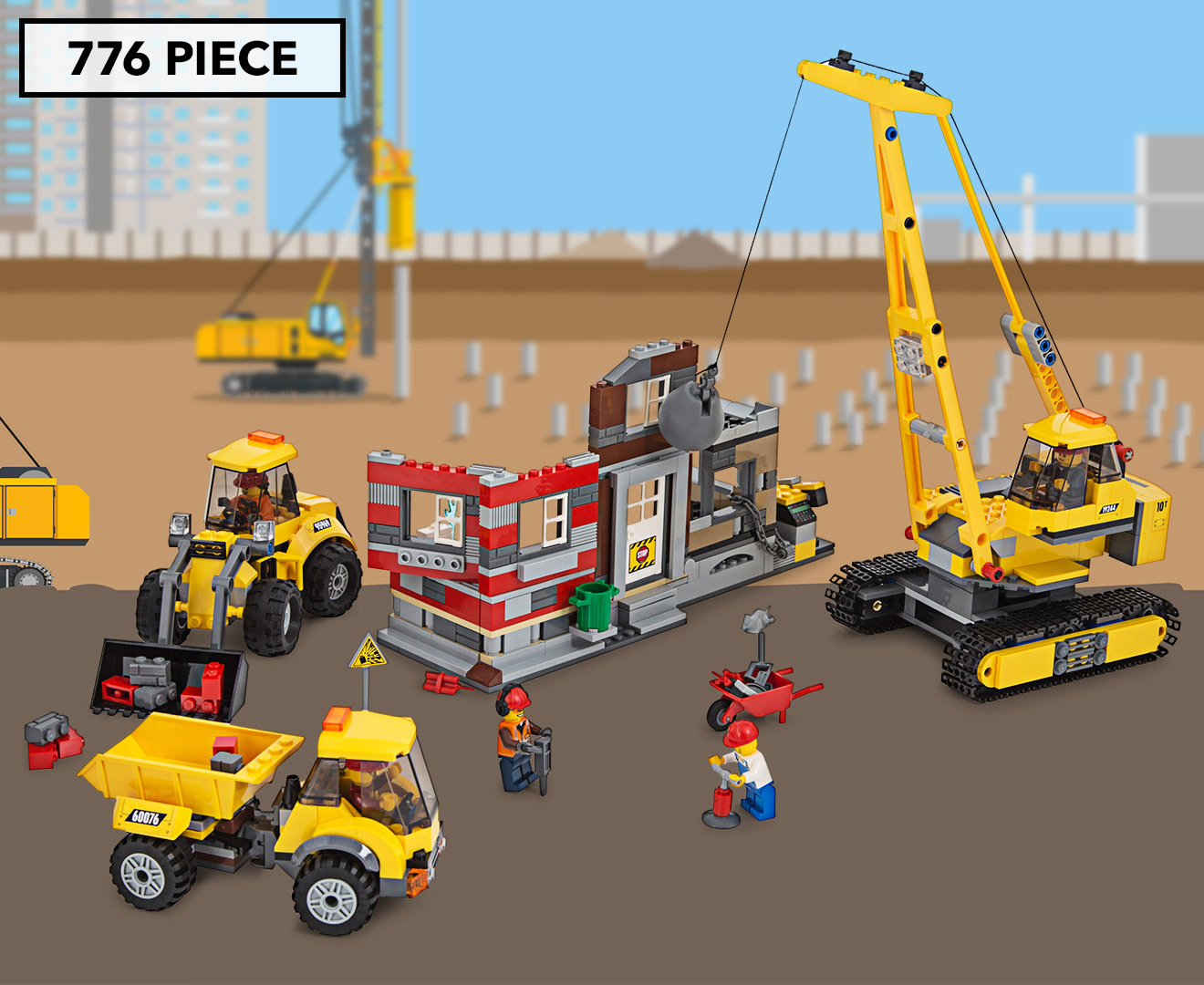LEGOÂ® City Demolition Site Building Set