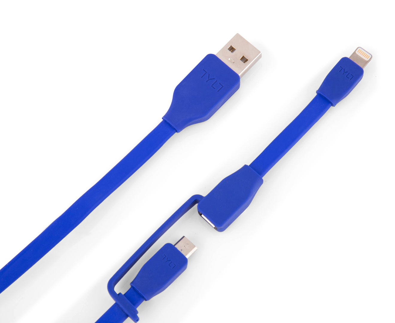 TYLT Syncable-Duo 60cm Charge & Sync Cable - Blue