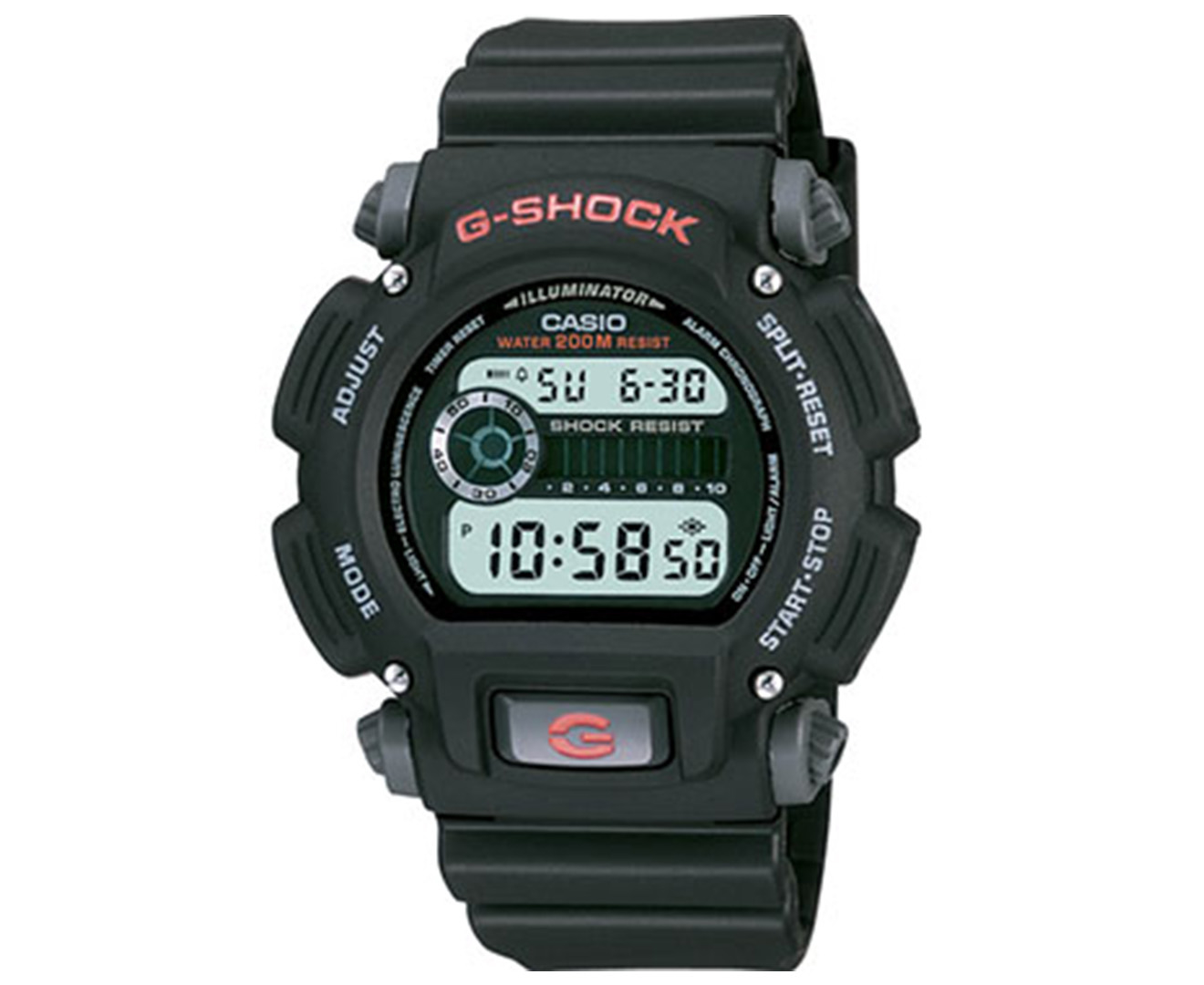 Casio G-Shock Men's 48mm DW9052-1VDR Digital Watch - Black