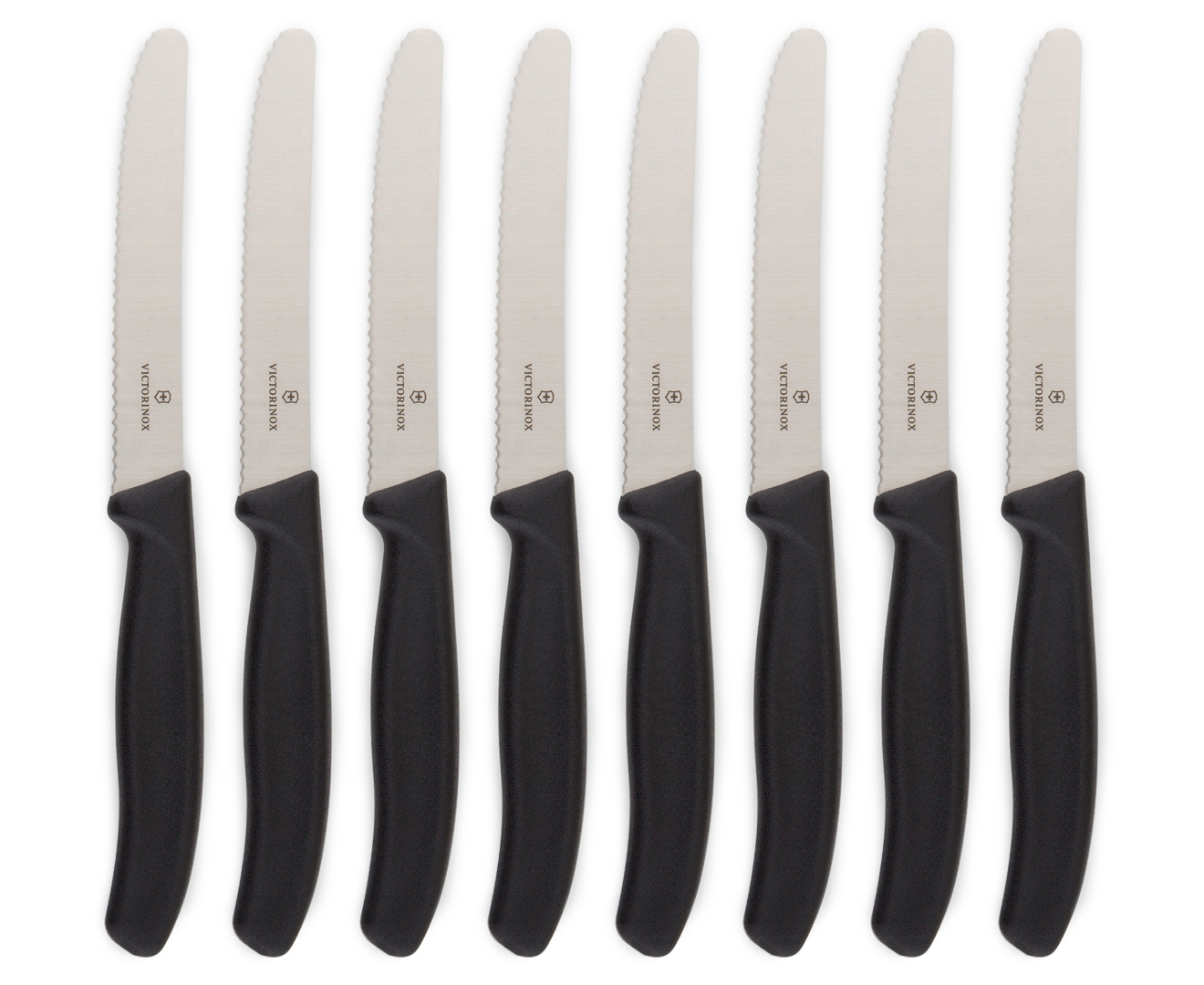 Victorinox Swiss Classic 8Pc Steak Knife Set - Black