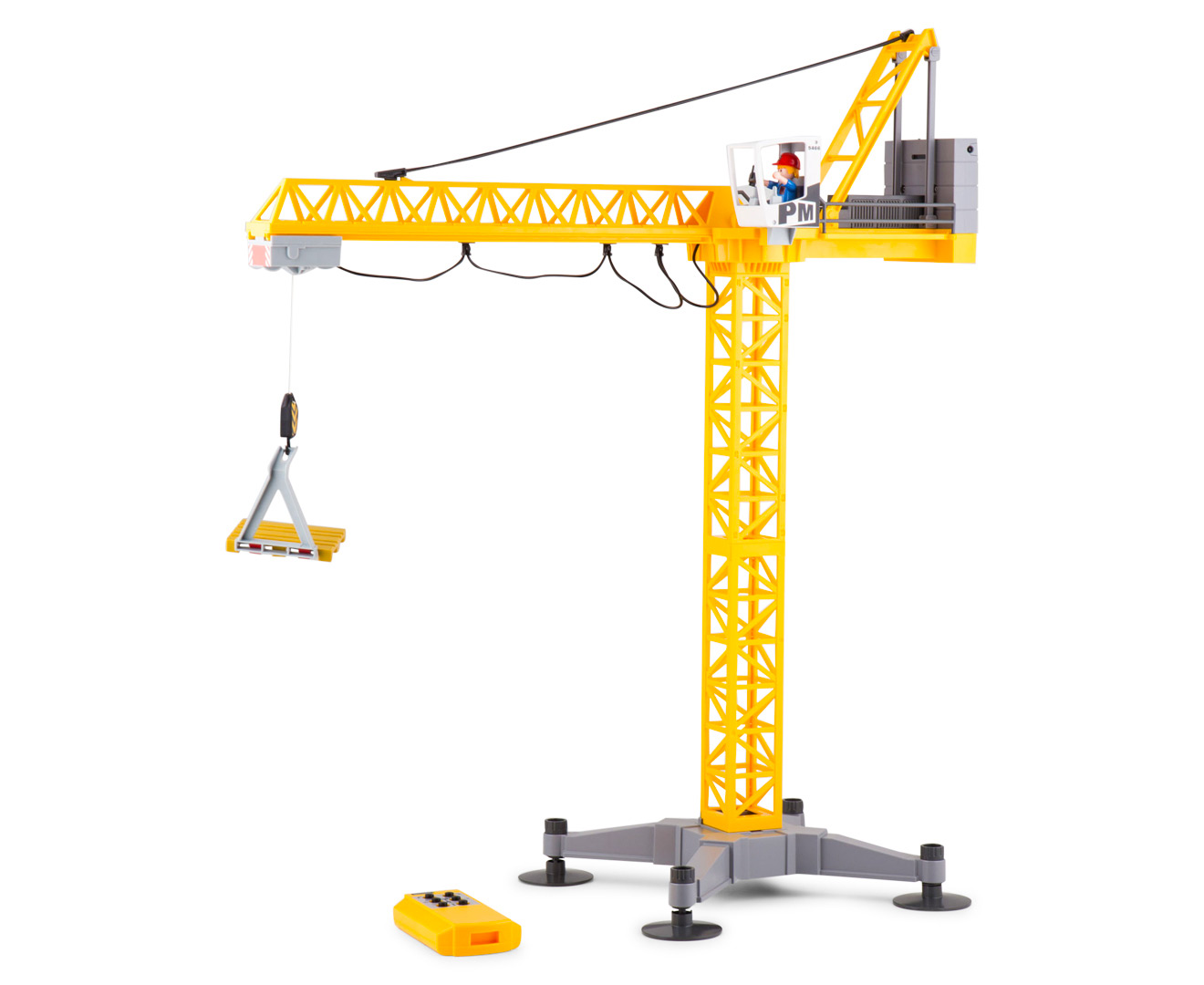 Playmobil Large Crane W  Ir Remote Control Building Set 