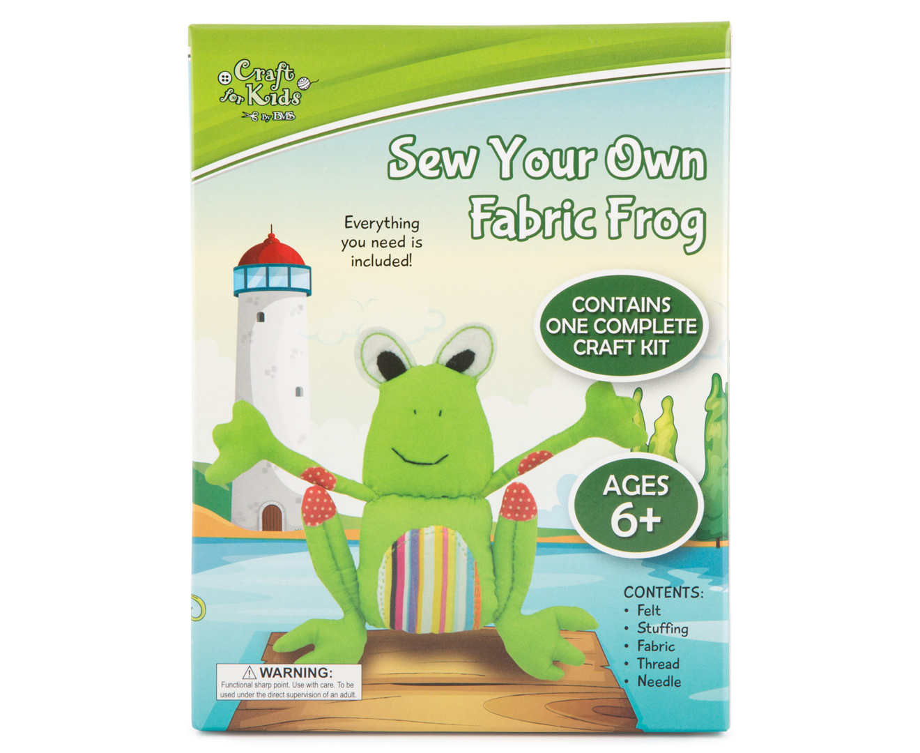 Craft for Kids Sew Your Own Fabric Frog