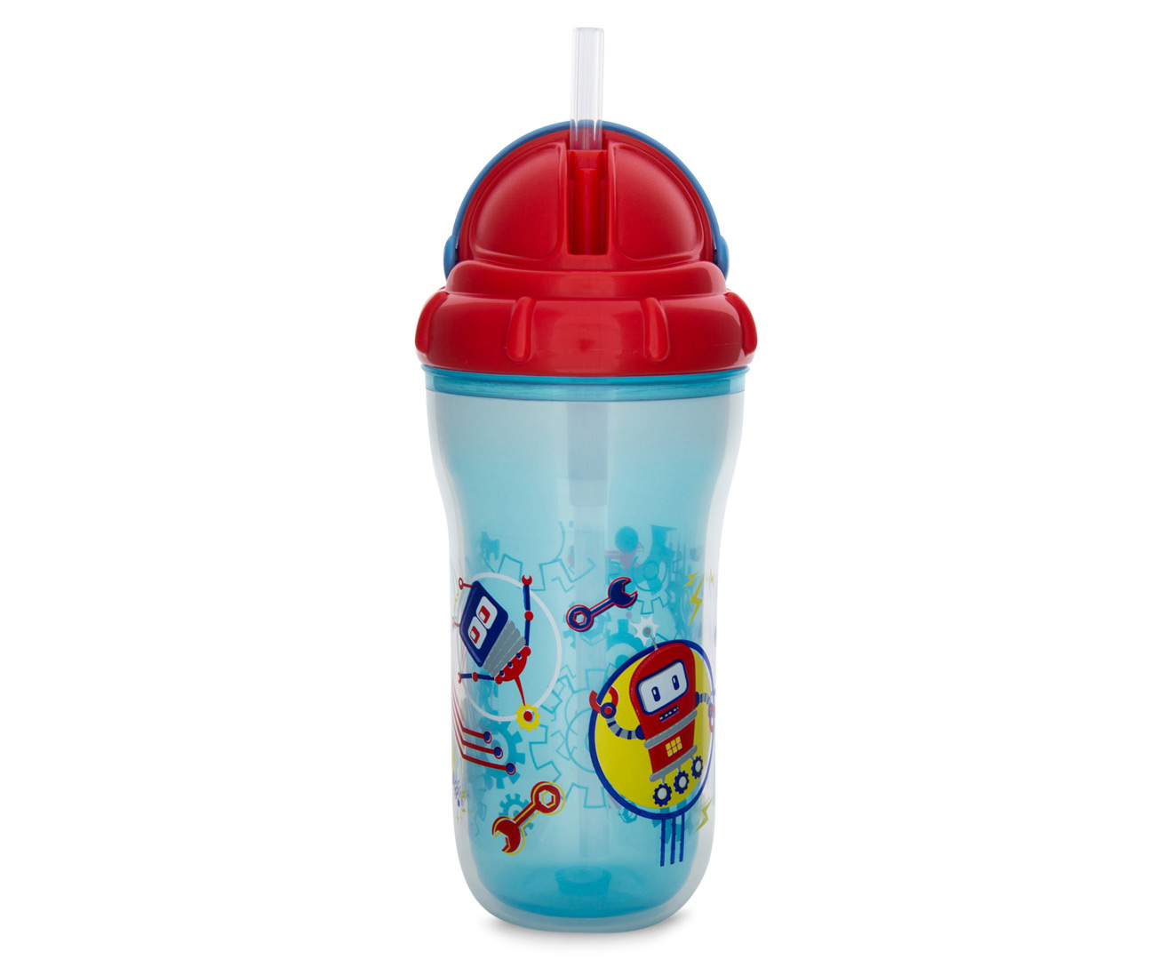 Nuby Insulated No-Spill Flip-It Cup - Blue/Red