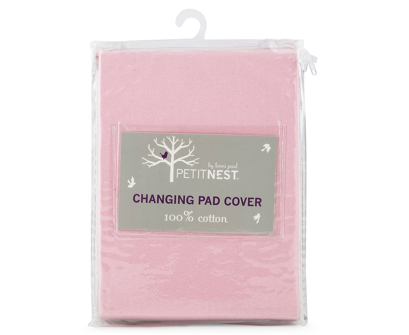 Petit Nest Changing Pad Cover - Pink