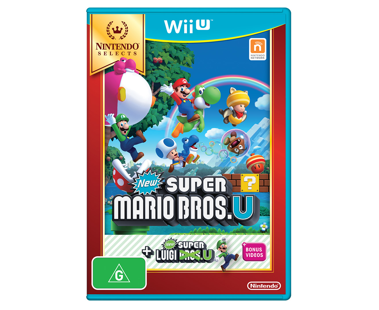 Nintendo Wii U Selects: New Super Mario Bros U + Luigi U Game Bundle