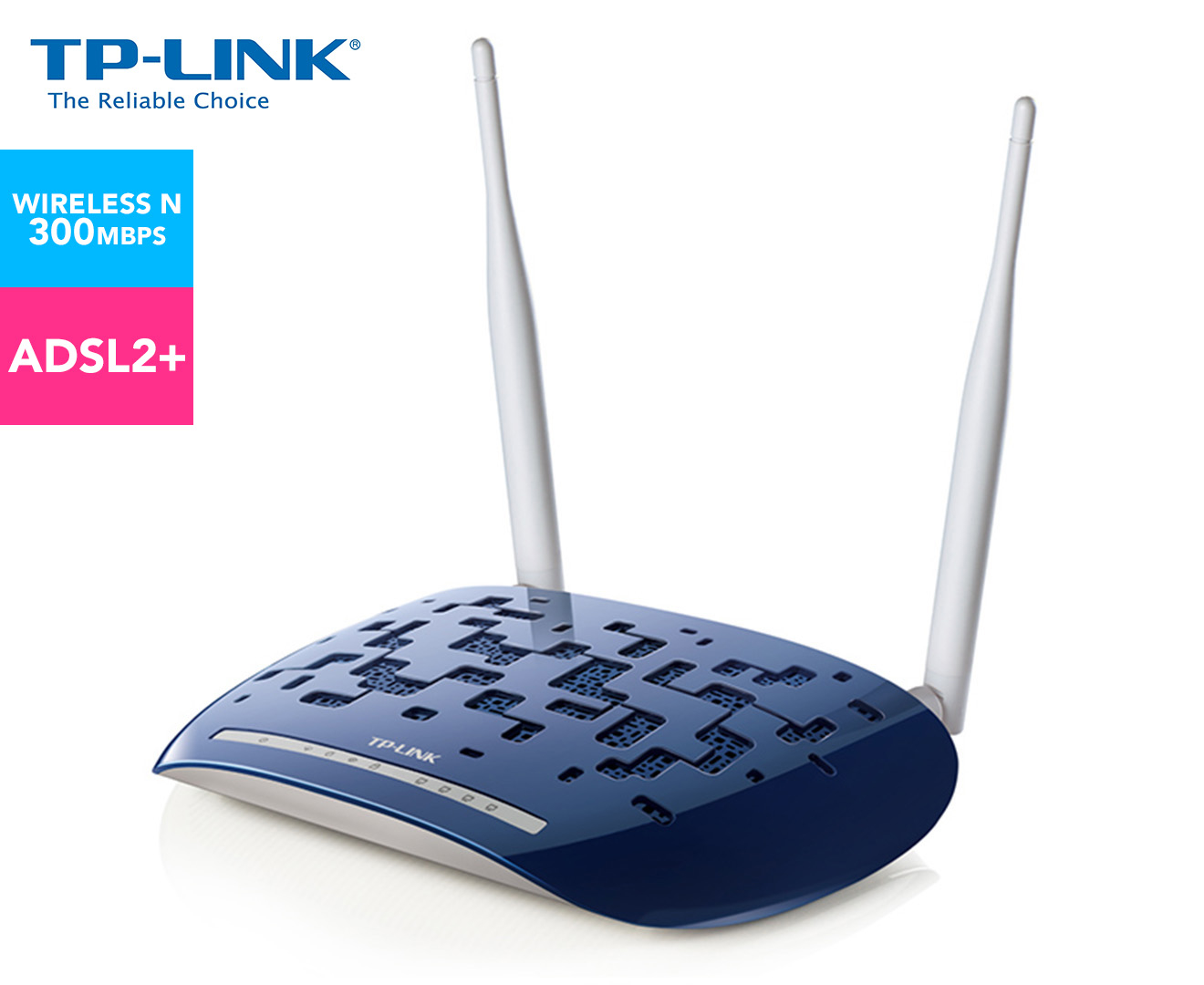 TP-Link TD-W8960N Wireless-N ADSL2+ Modem Router - Blue