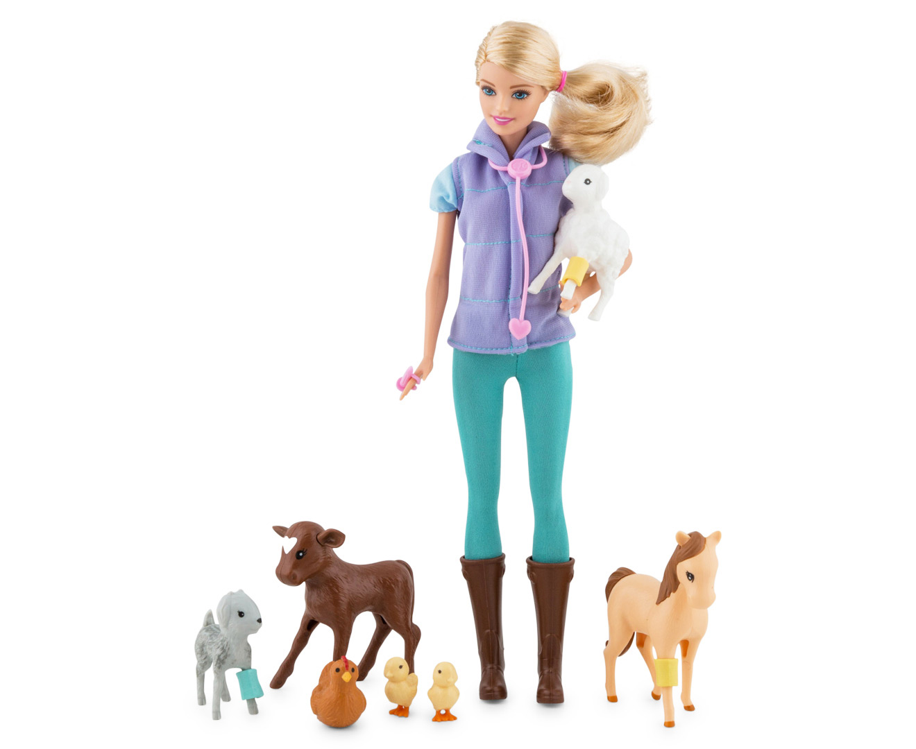 barbie farm pets