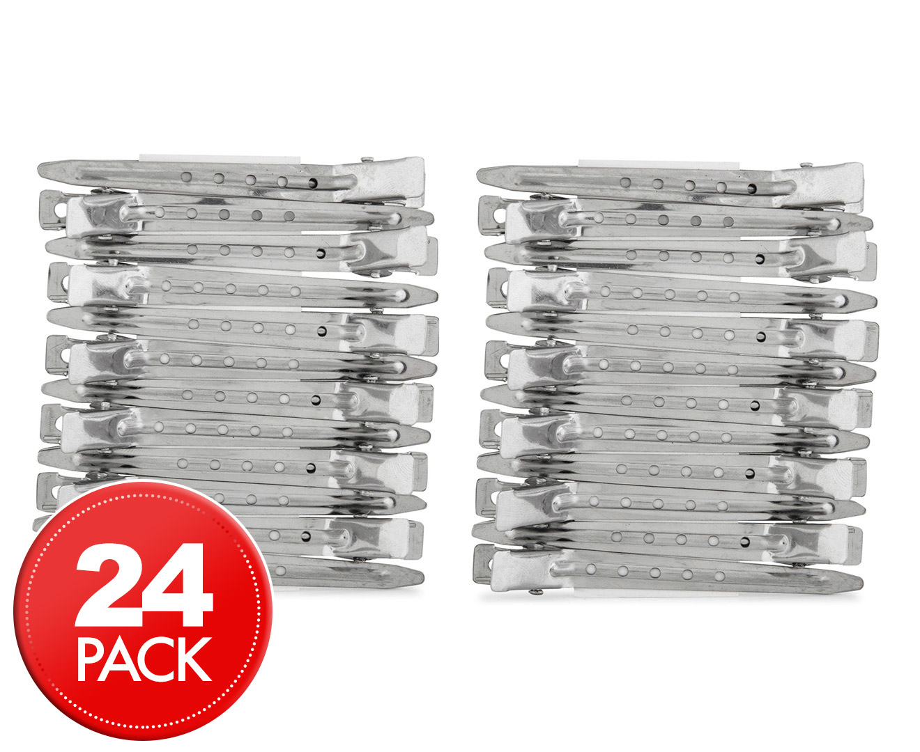 2 x Comfortel Professional Sectioning Clips 12-Pack - Stainless Steel