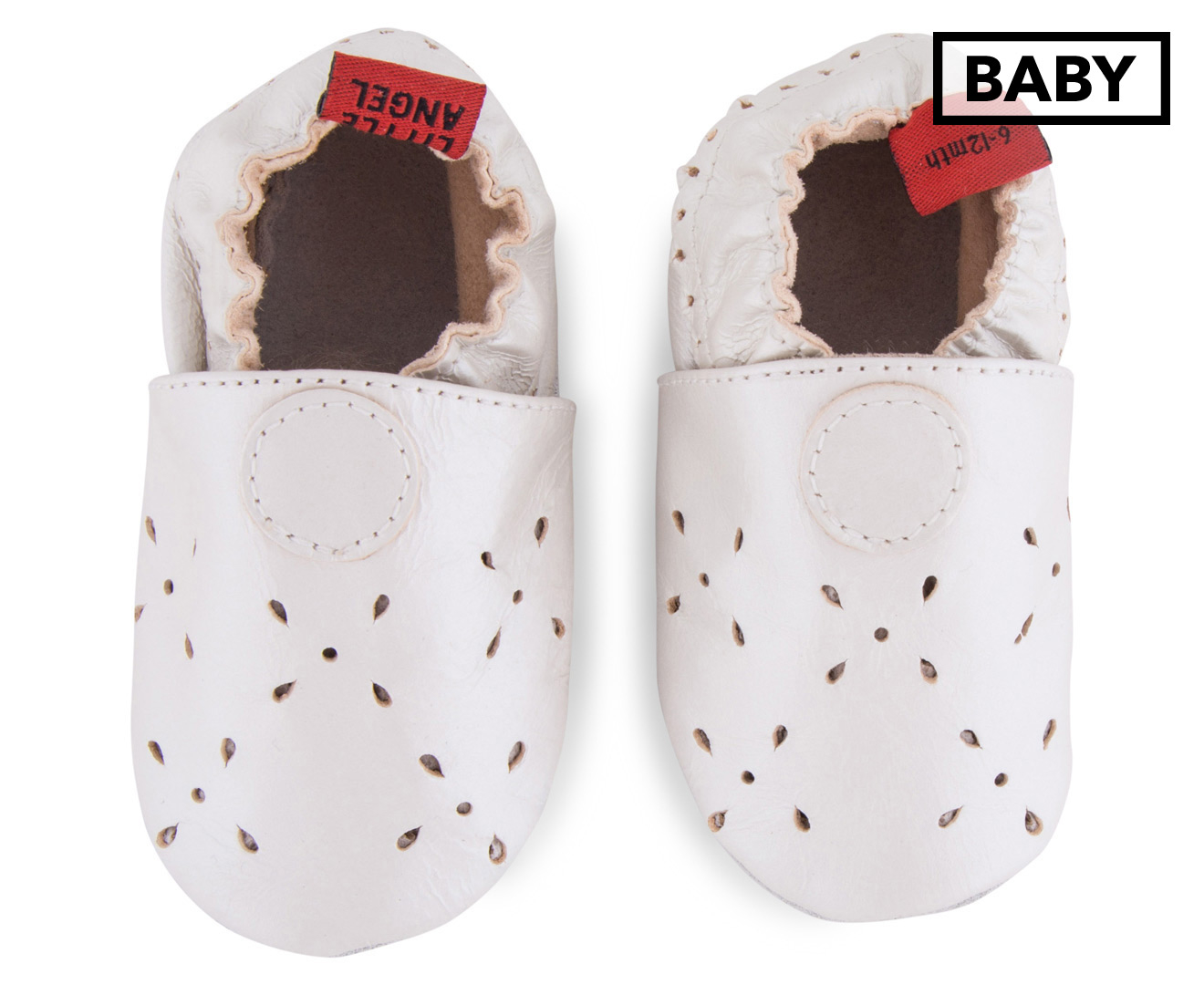 Angel Fit Baby Basic Pearl Shoes - Pearl