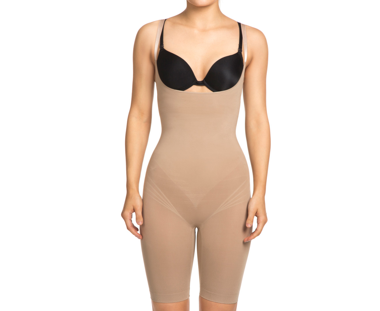 Hold Me Tight Shapewear Second Skin Seamless Bodysuit - Mocca