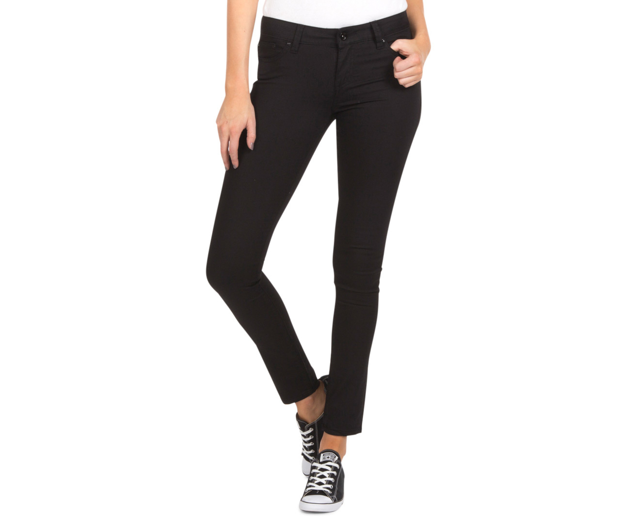 Riders by Lee Women's Bumster Super Skinny Jean - New Black