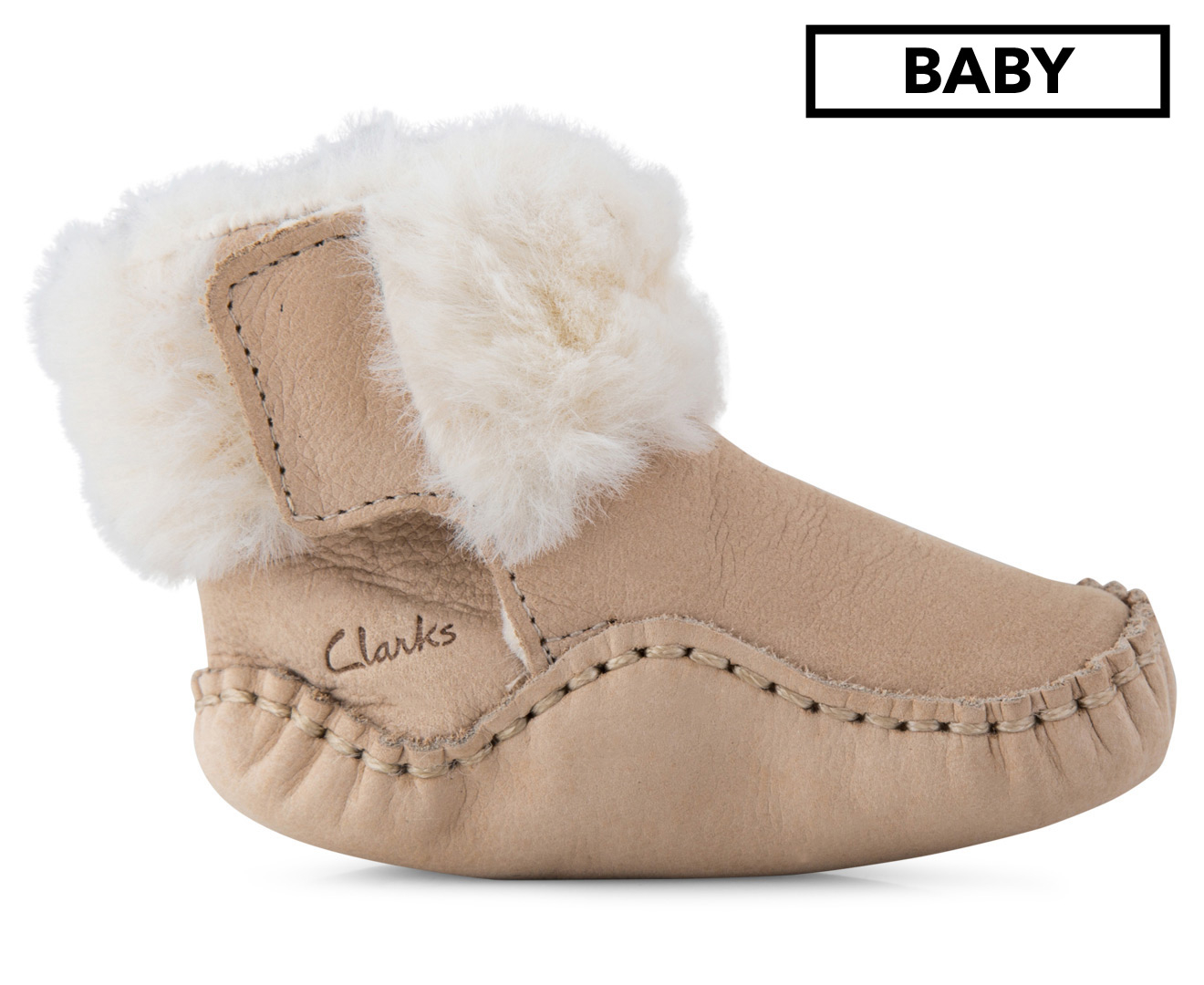 Clarks Baby Cuddle Boot - Cream