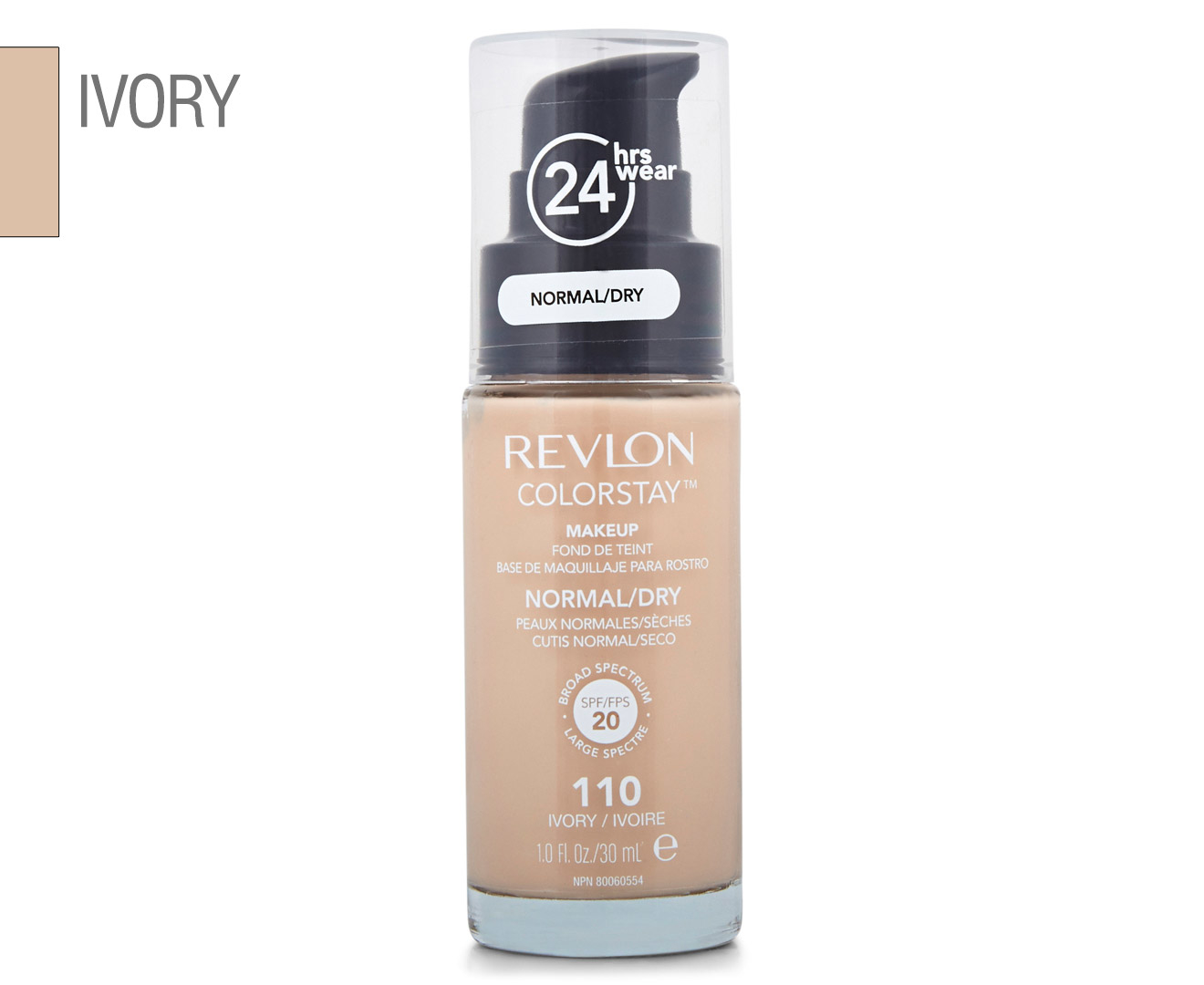 Revlon ColorStay Makeup for Normal/Dry Skin 30mL - #110 Ivory